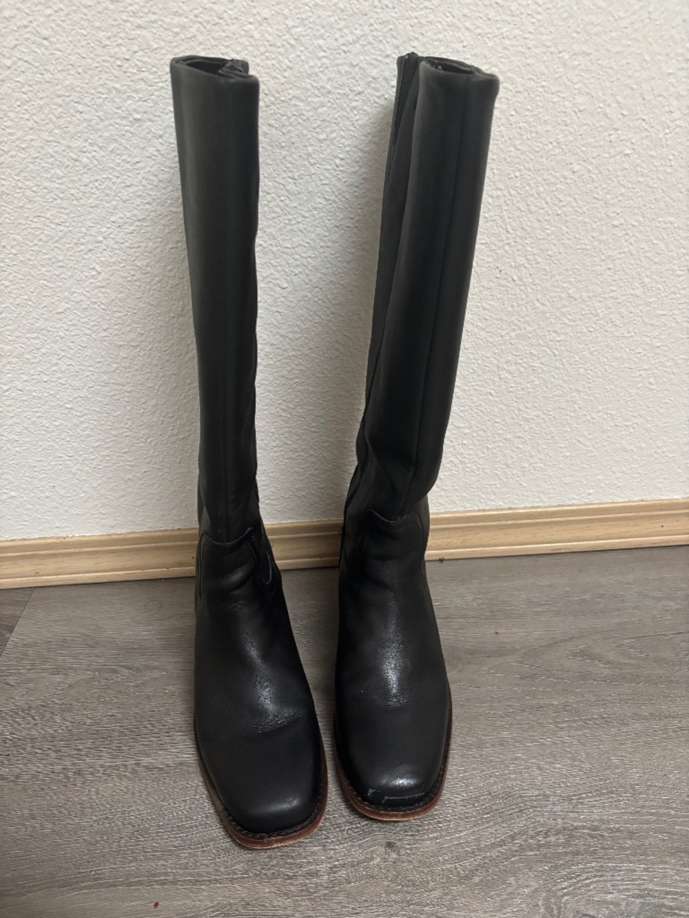 Portland Leather Patina Oslo Knee High Boots Black 10